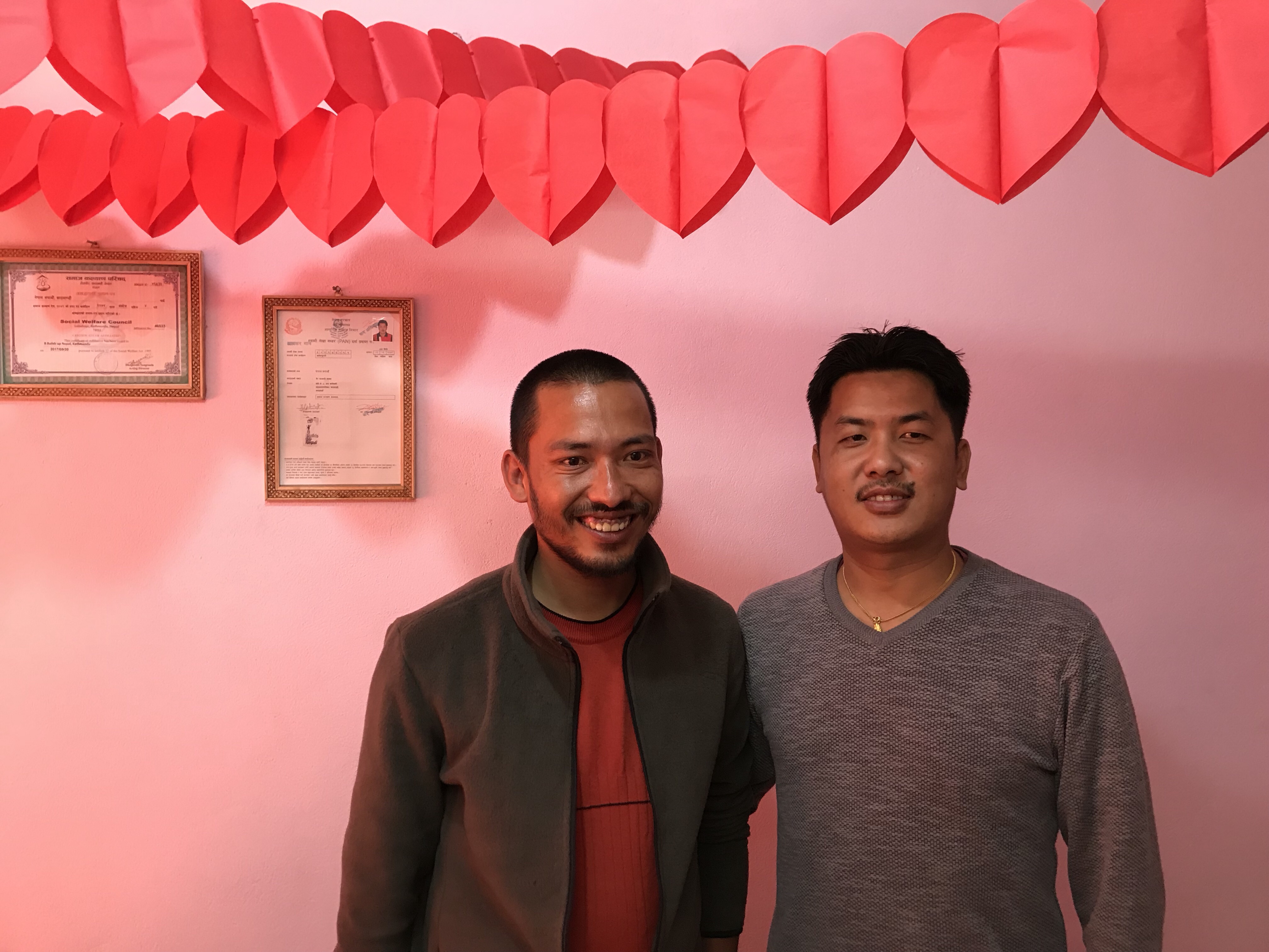 Madan Paudeyal and Madan Magar 👍🏼🌈