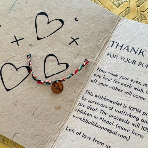 Wish-bracelet  "Thank you" /   3 knots