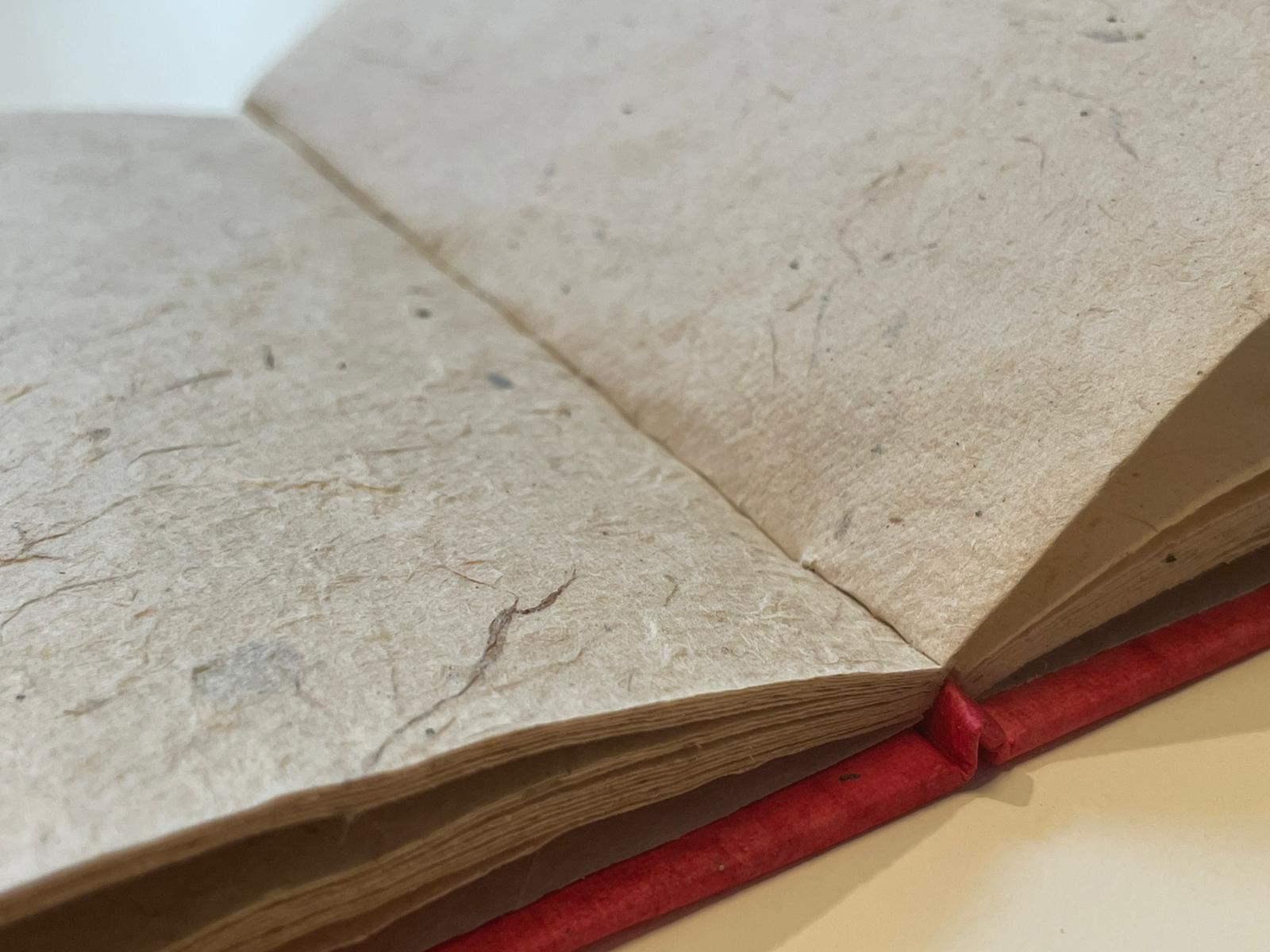 Notizheft / Journal "Red Notebook Mahatma Ghandi" – Bild 2
